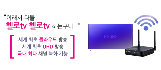 LG헬로비전 강원 영동방송(강릉) 디지털방송 메인
